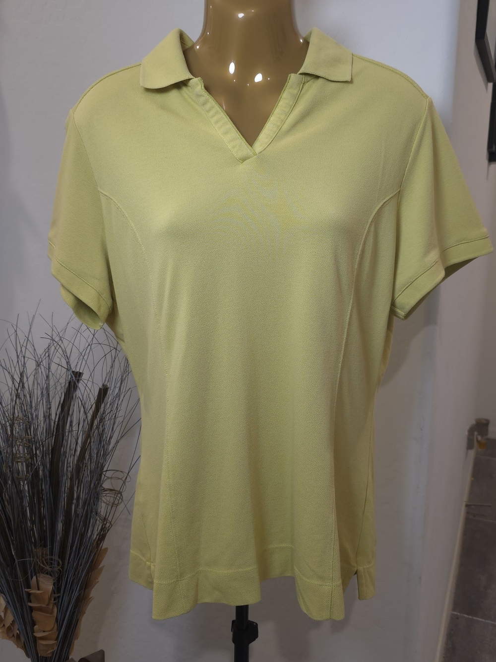 TOMMY BAHAMA 18 GOLF Women's Lime/yellow Polo Shirt Size L